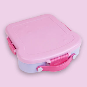 Purple Bread slice Fun themed Kids Lunch Box/Tiffin - Back To School