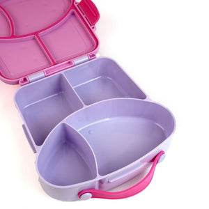 Purple Bread slice Fun themed Kids Lunch Box/Tiffin - Back To School