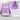 Purple & Cream Dual color Ergonomic Backpack for Kids with attached Belt for extra support,6yrs - 10yrs. - Back To School