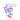 Purple & Cream Dual color Ergonomic Backpack for Kids with attached Belt for extra support,6yrs - 10yrs. - Back To School