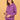 Side view of Purple Frostbite maternity and nursing loungewear set