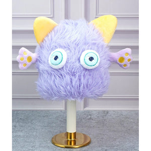 Purple Furry Monster 3d style Winter Cap/Beanie for Kids - Winter Wear