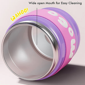 Purple & Pink 2 way Lid Style Moco Kids Water, 600 ml - Little Surprise BoxPurple & Pink 2 way Lid Style Moco Kids Water, 600 ml