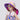 Purple & Pink Unicorn Patch Breathable Mesh Wide Brim Sun Hat for Kids & Toddlers with Adjustable Strap - 2 - 5 Years Swim