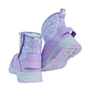 Purple Snowflake Waterproof Winter Snow Boots for Women for Minus Degree Temperature - 36 EUR Winter Wear