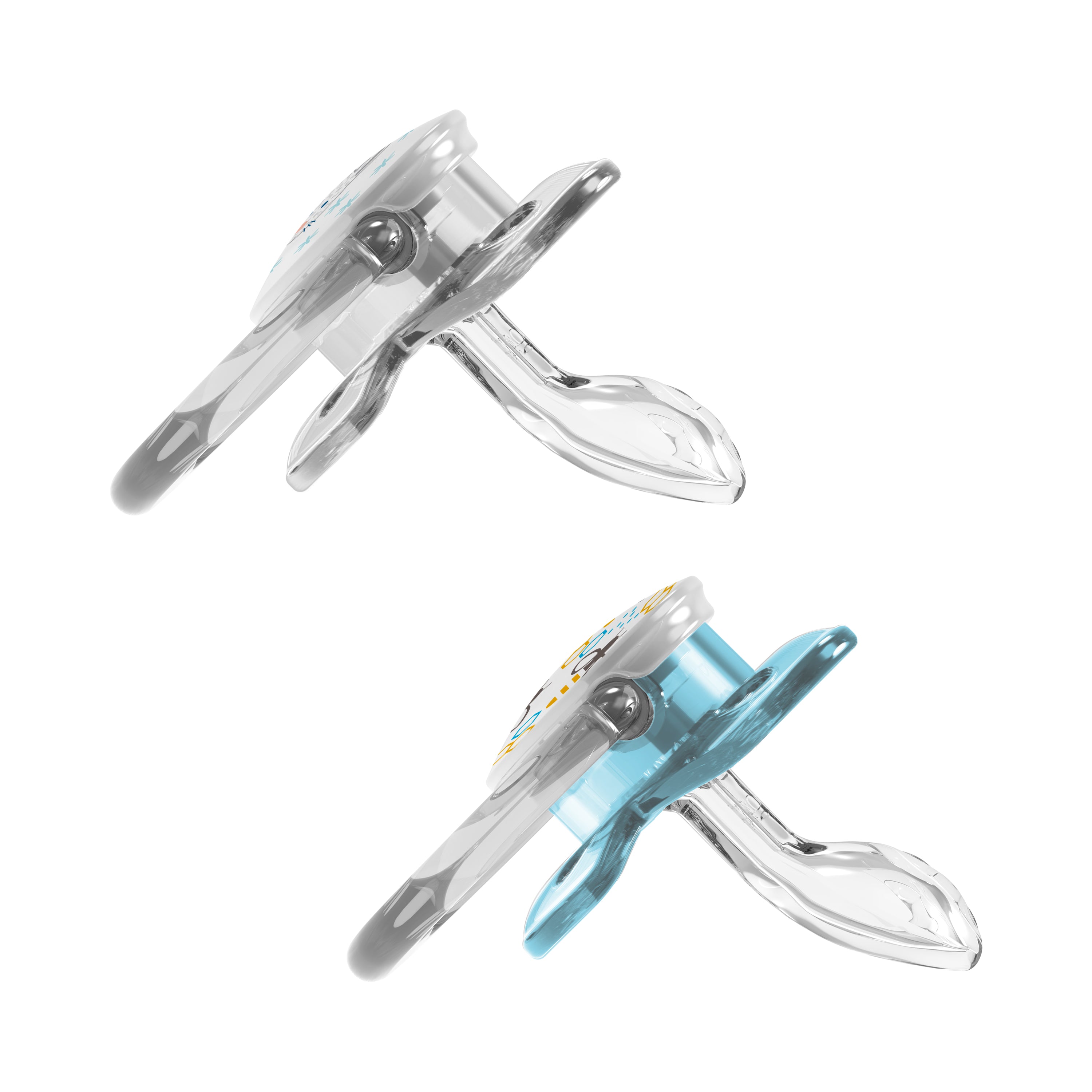 Dr. Brown'S Prevent Butterfly Soother - Stage 1, Blue, 2-Pack Blue Birth+ to 6M