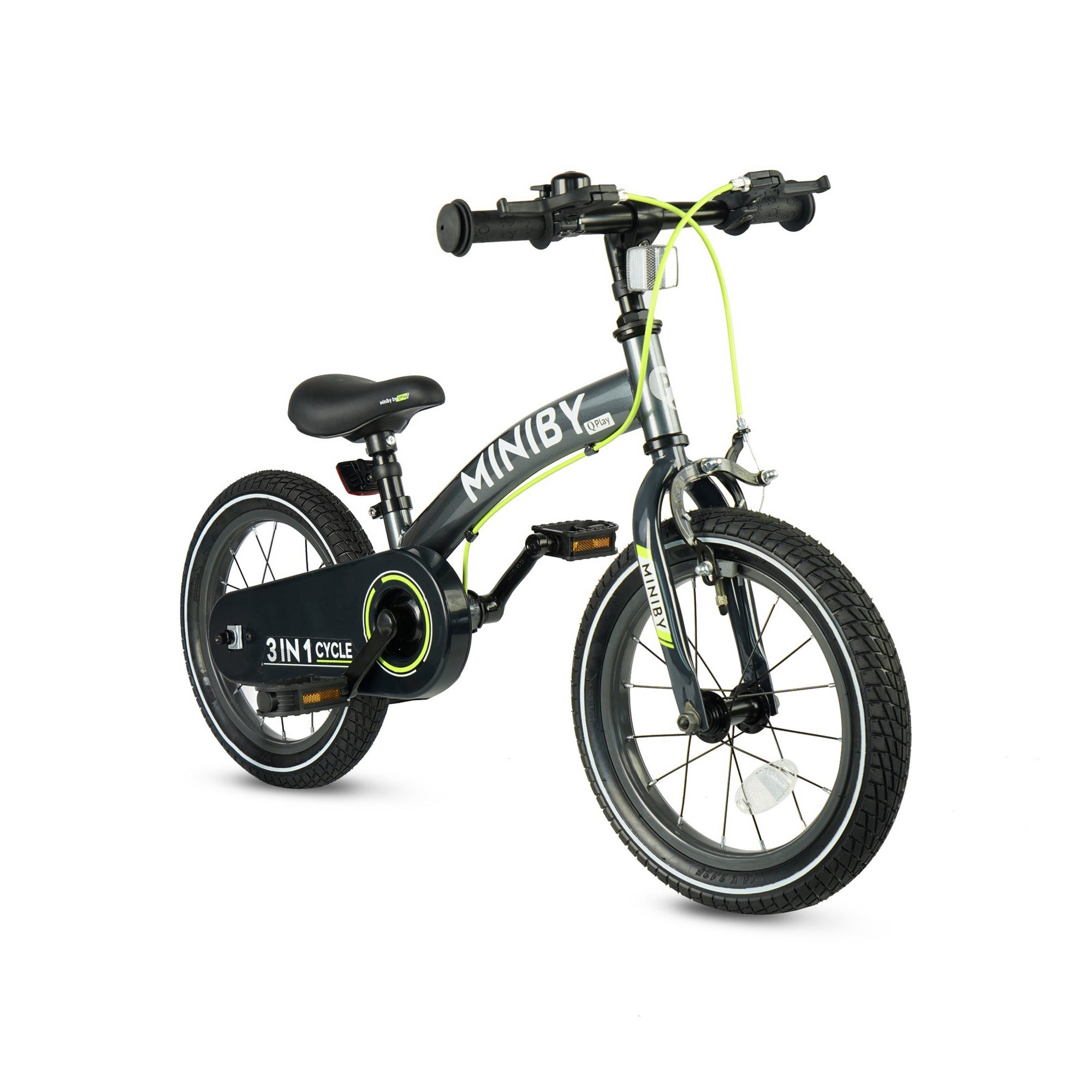 Qplay Bikes/Bicycle 14 "Miniby Air 1.5 Years to 8 Years - CB - 01 - GY