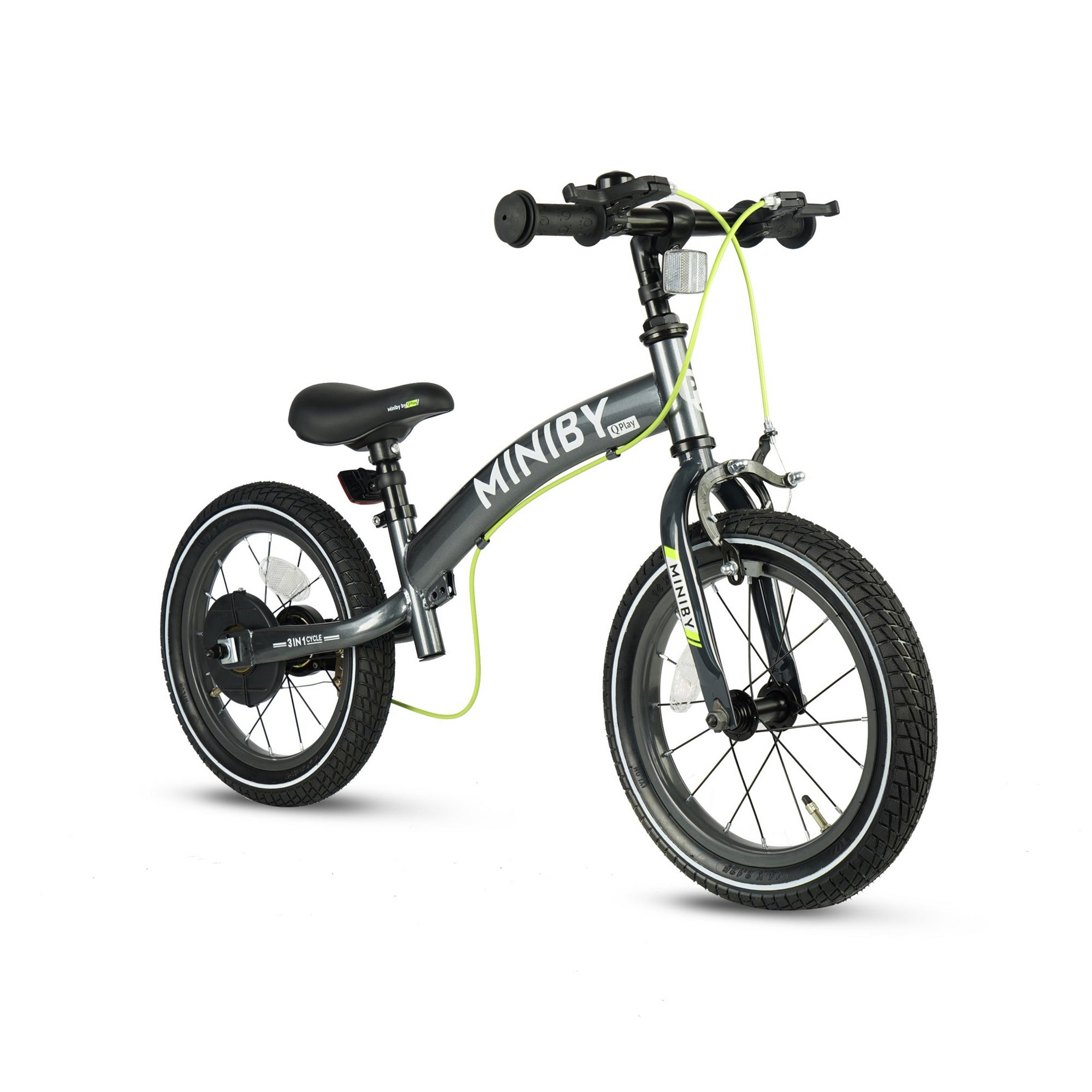Qplay Bikes/Bicycle 14 "Miniby Air 1.5 Years to 8 Years - CB - 01 - GY
