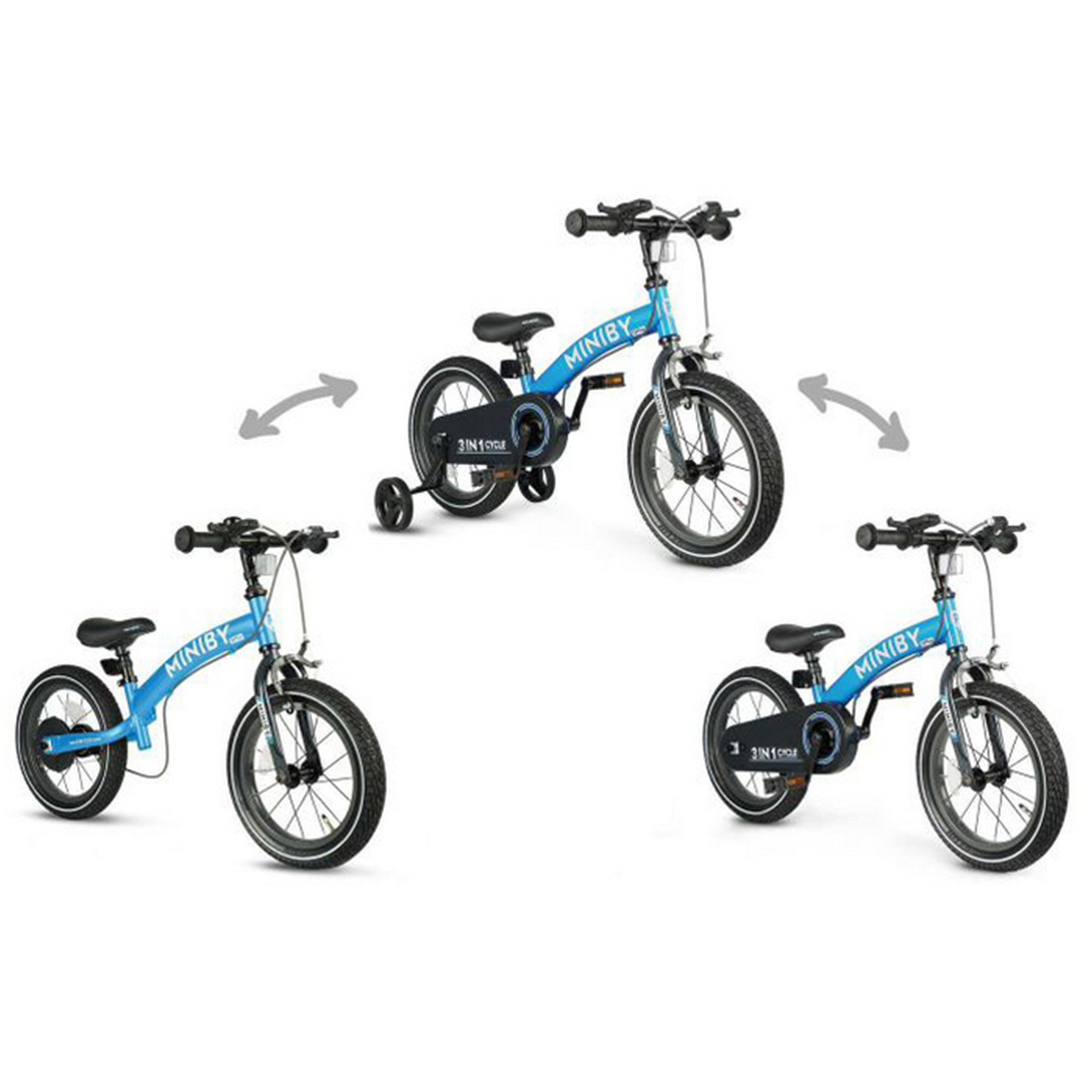 Qplay Bikes/Bicycle 14 "Miniby Air 1.5 Years to 8 Years - CB - 01 - BL