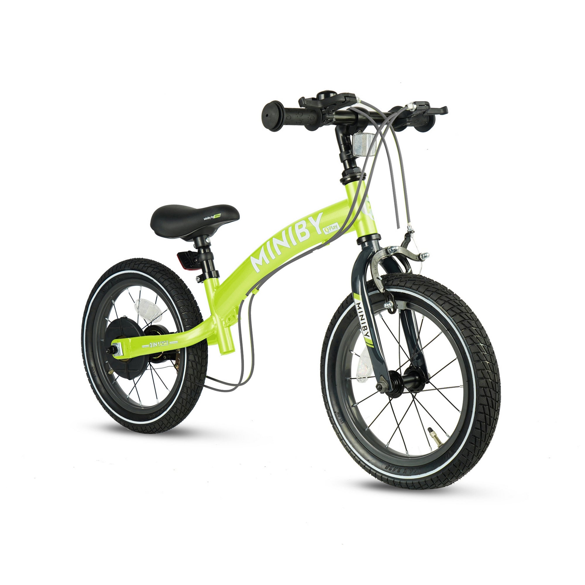 Qplay Bikes/Bicycle 14 "Miniby Air 1.5 Years to 8 Years - CB - 01 - GR