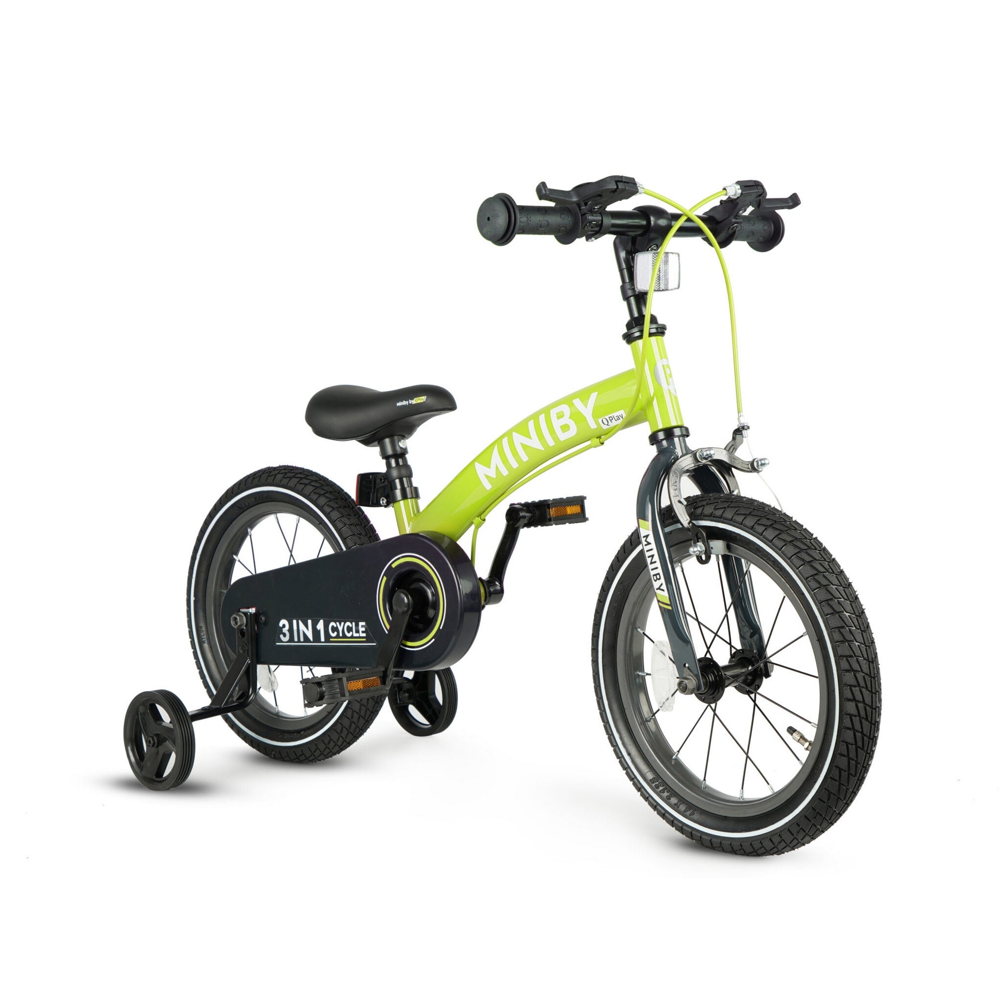 Qplay Bikes/Bicycle 14 "Miniby Air 1.5 Years to 8 Years - CB - 01 - GR
