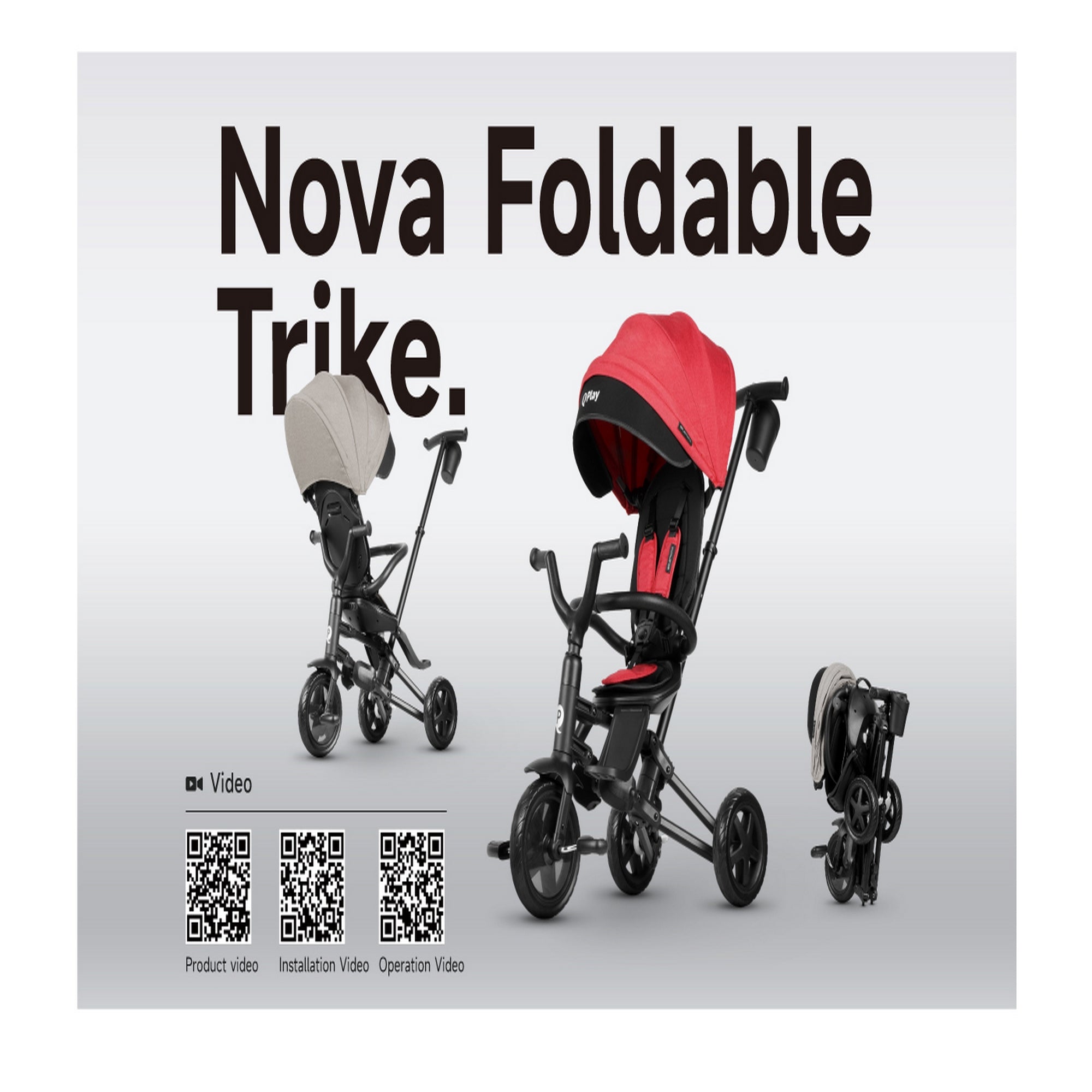 Qplay Trikes Nova Niello 10 to 72 Months - S700 - 12 - RD