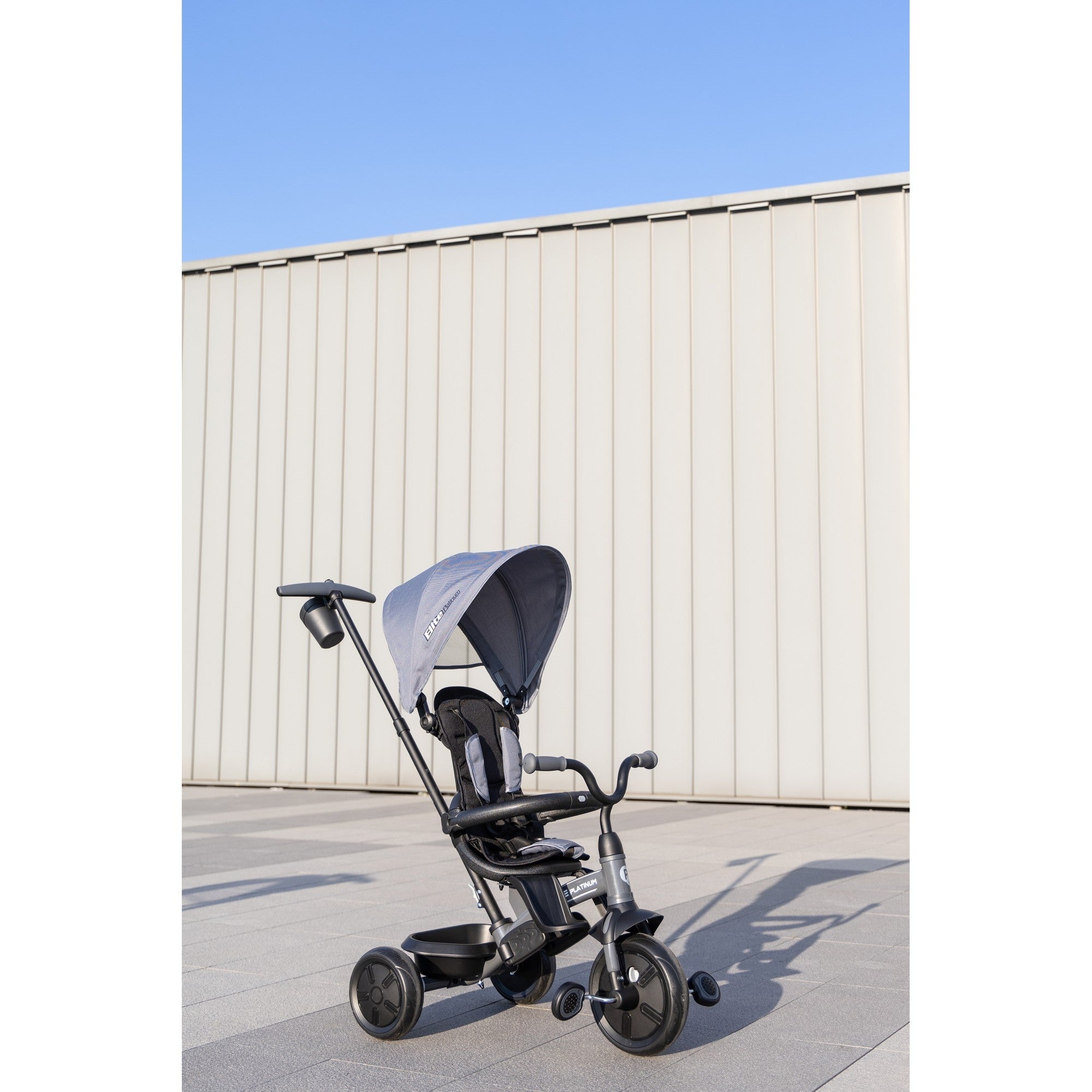 Qplay Trikes/Tricycle Elite Platinum 6in1 Dark Grey 10 to 72 Months - T10 - Z - DG