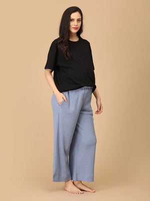 Quiet Hour Waffle Maternity Culottes Pants - PYJ - SD - QUHR - S