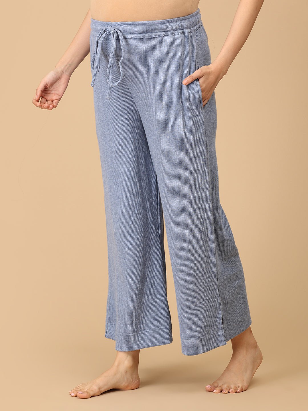 Quiet Hour Waffle Maternity Culottes Pants - PYJ - SD - QUHR - S