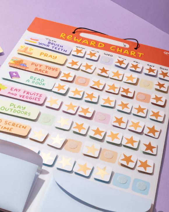 Qwirk Store Reward Chart - Customizable, Detachable & Motivational System for Kids - 86551