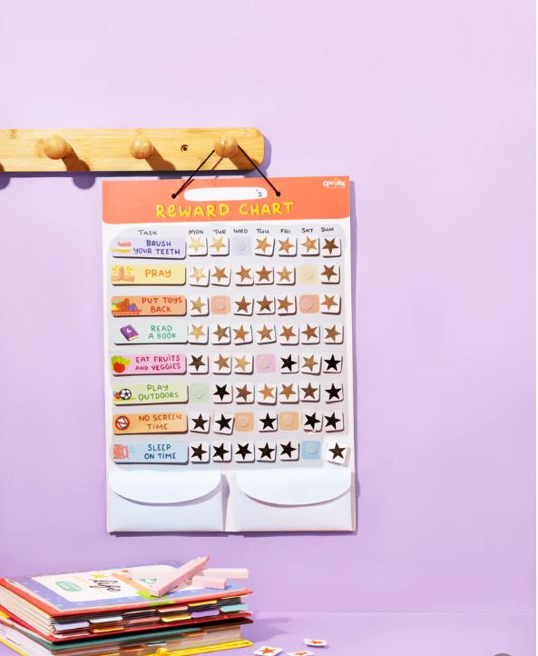 Qwirk Store Reward Chart - Customizable, Detachable & Motivational System for Kids - 86551