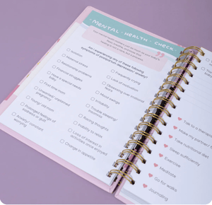 Qwirk Store The Postpartum Journal And Companion - Recover, Reflect and Reclaim yourself - Journal