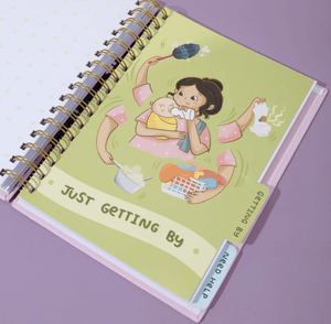 Qwirk Store The Postpartum Journal And Companion - Recover, Reflect and Reclaim yourself - Journal