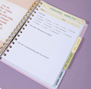 Qwirk Store The Postpartum Journal And Companion - Recover, Reflect and Reclaim yourself - Journal