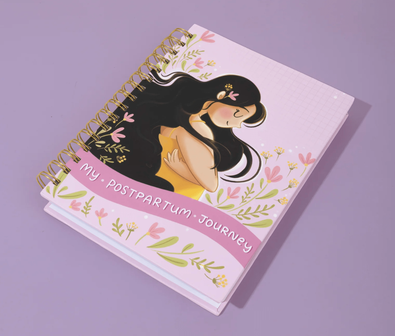 Qwirk Store The Postpartum Journal And Companion - Recover, Reflect and Reclaim yourself - Journal