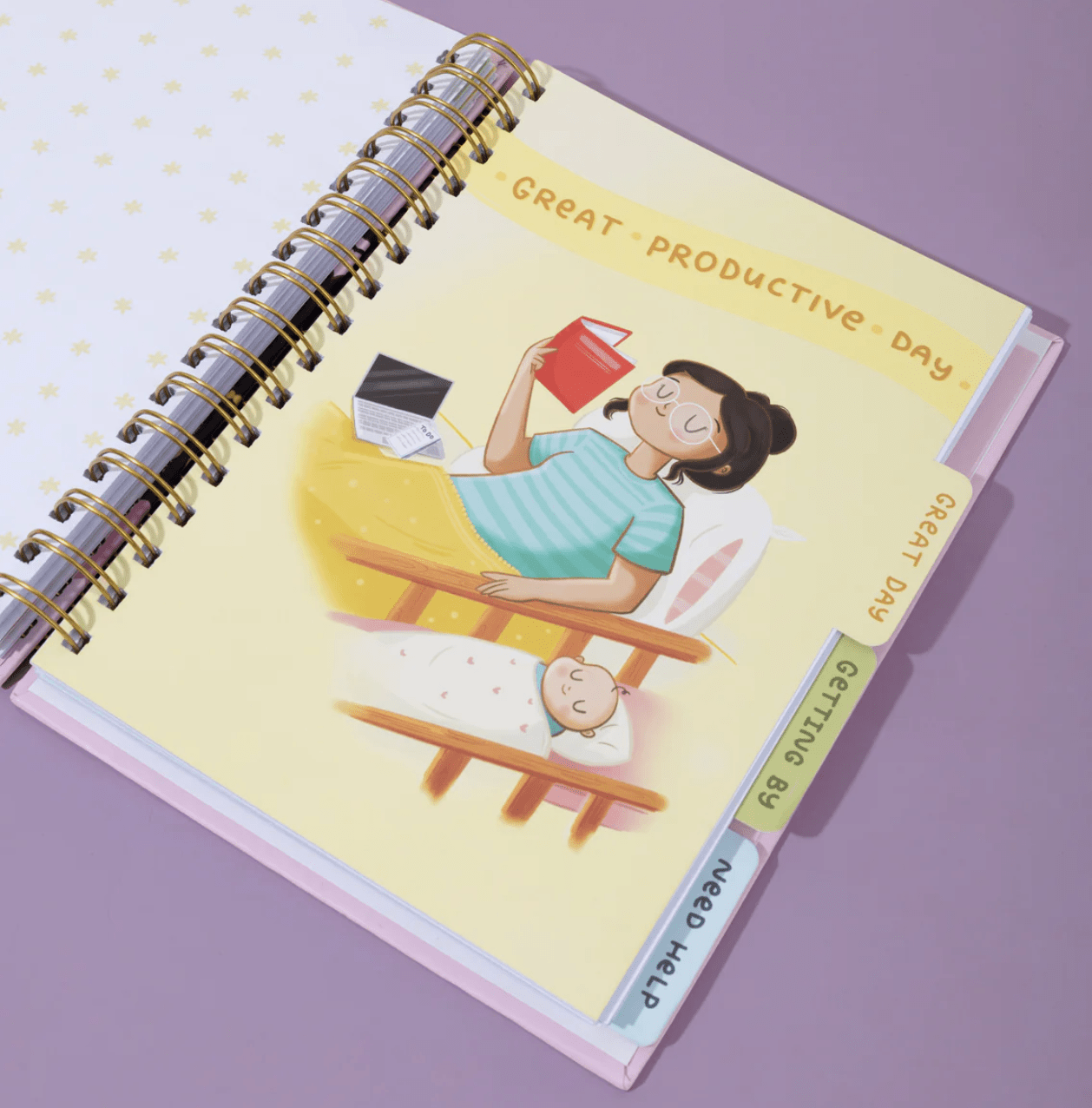 Qwirk Store The Postpartum Journal And Companion - Recover, Reflect and Reclaim yourself - Journal