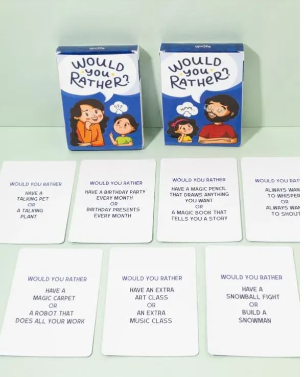 Qwirk Store Would You Rather? – A Fun & Thoughtful Game for Parents and Kids - 50461583442213