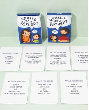 Qwirk Store Would You Rather? – A Fun & Thoughtful Game for Parents and Kids - 50461583442213