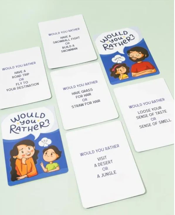 Qwirk Store Would You Rather? – A Fun & Thoughtful Game for Parents and Kids - 50461583442213