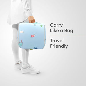 R for Rabbit Baby Nest Lite - Sky Blue - BDBNLSB3