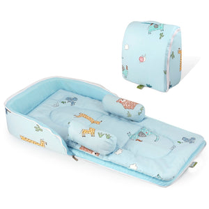 R for Rabbit Baby Nest Lite - Sky Blue - BDBNLSB3