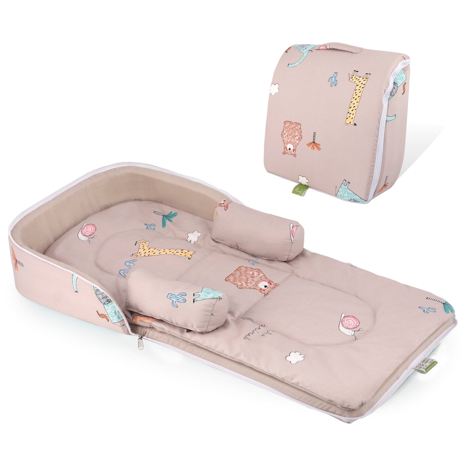 R for Rabbit Baby Nest Lite - Tan Brown - BDBNLTB3