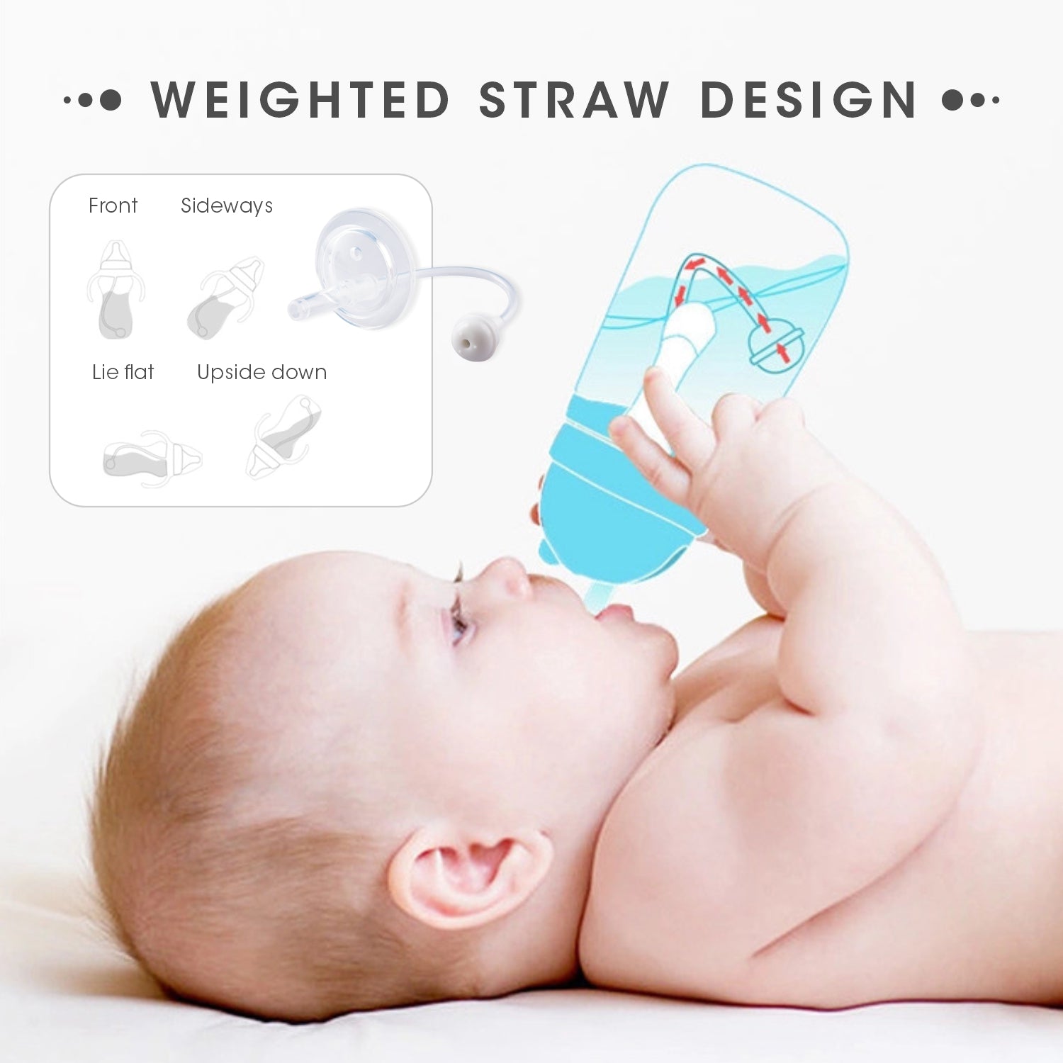 R for Rabbit Baloo Baby Straw Sipper - Pink - SIHPP01