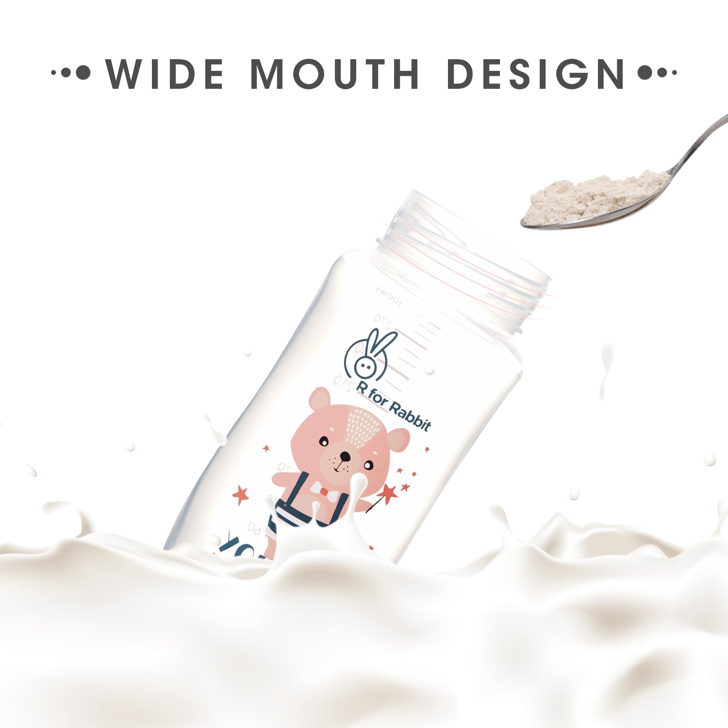 R for Rabbit Baloo Baby Straw Sipper - Pink - SIHPP01