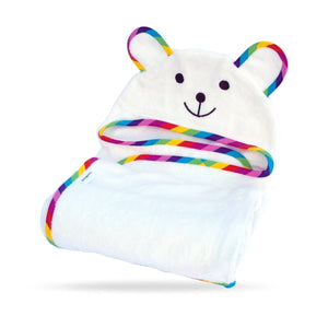 R for Rabbit Bambooberry Hoodie Towel- Multicolor - BTBBHO01