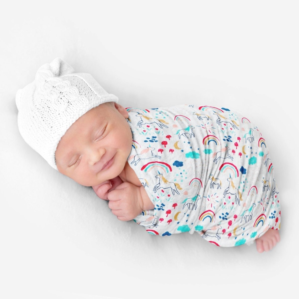 R for Rabbit Bambooberry Rainbow Swaddle Multicolor - SWBBRB01