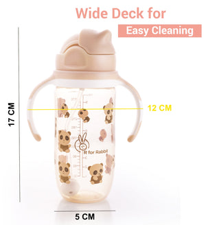 R for Rabbit Bubble Baby Straw Sippers - Yellow - SIBUY01