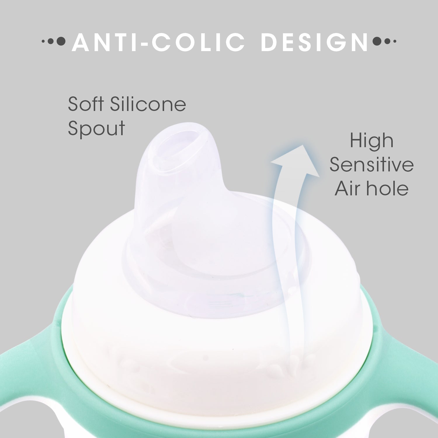 R for Rabbit Bunny Baby Spout Sippy Cup - Green - Sippers