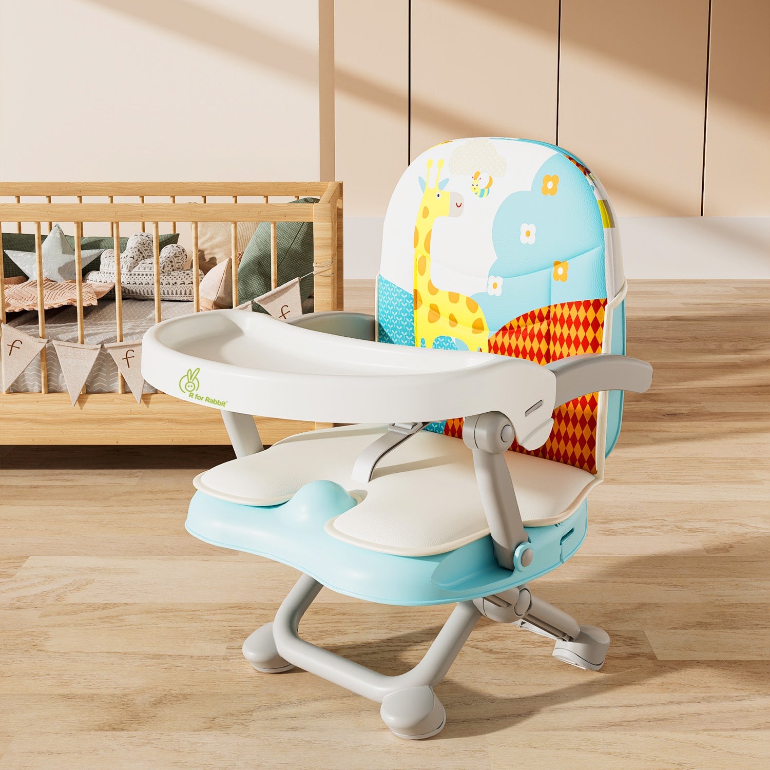 R for Rabbit Candy Pop - The Stylish Booster Chair - Aqua Blue - BOCPAB1
