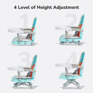 R for Rabbit Candy Pop - The Stylish Booster Chair - Aqua Blue - BOCPAB1
