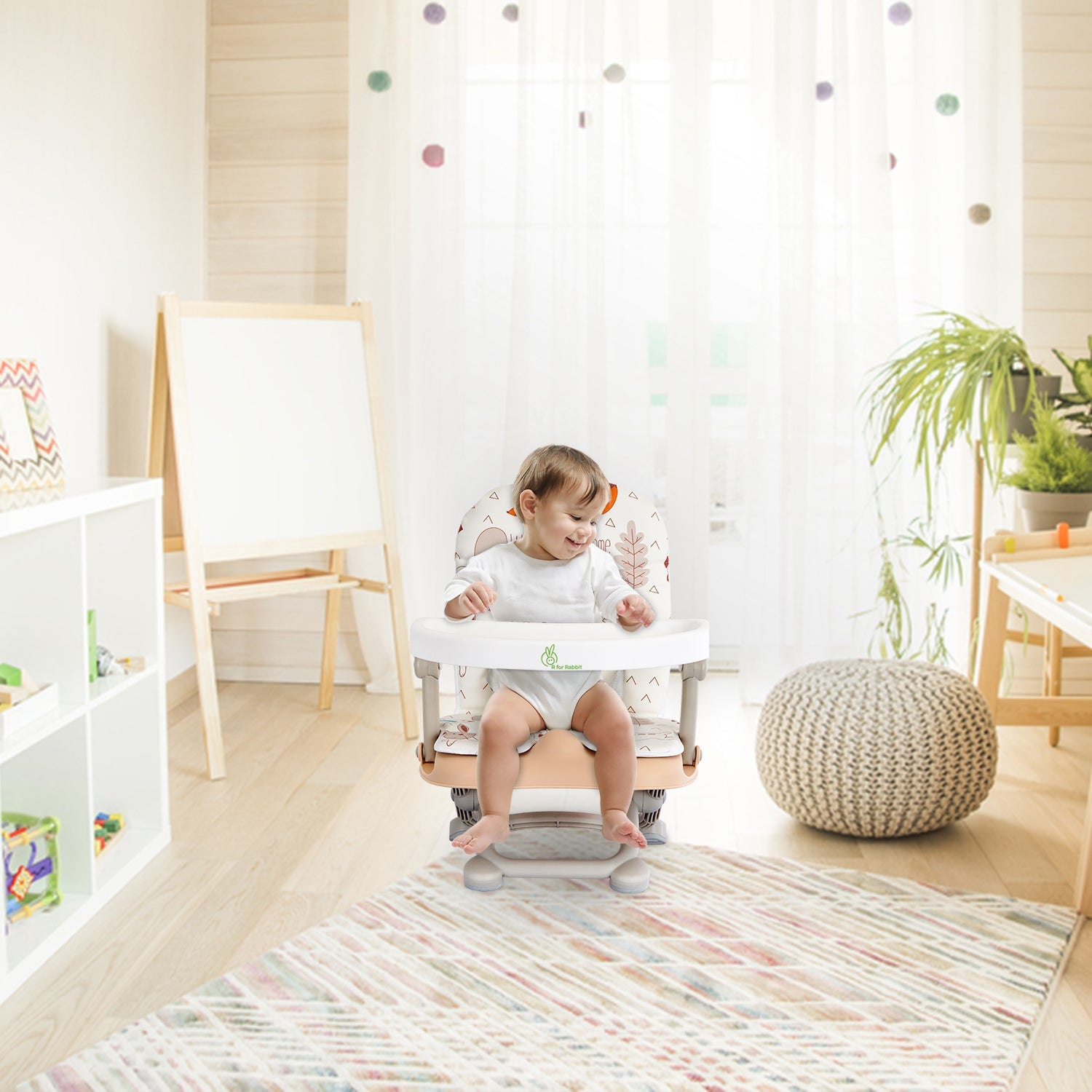 R For Rabbit Candy Pop - The Stylish Booster Chair - Beige - BOCPBE1