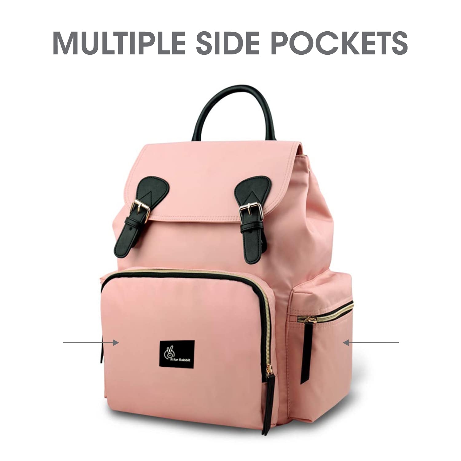 R for Rabbit Caramello Bliss Diaper Bag - Pink - DBCMBP1