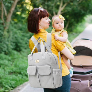 R for Rabbit Caramello Breezy Diaper Bags Grey Baby Gear - Diaper Bags