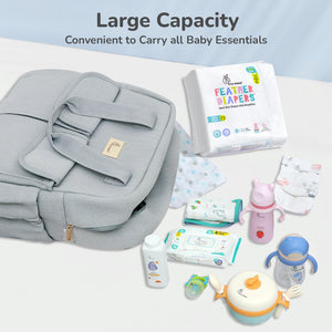 R for Rabbit Caramello Breezy Diaper Bags Grey Baby Gear - Diaper Bags