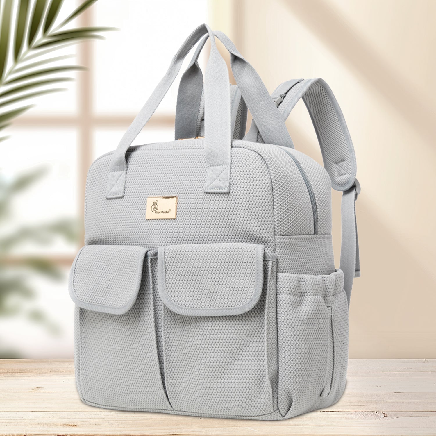 R for Rabbit Caramello Breezy Diaper Bags Grey Baby Gear - Diaper Bags