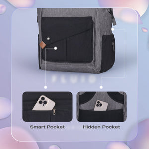 R for Rabbit Caramello Delight Diaper Bags Black Grey Baby Gear - Diaper Bags