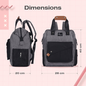 R for Rabbit Caramello Delight Diaper Bags Black Grey Baby Gear - Diaper Bags