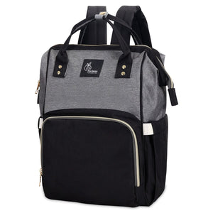 R for Rabbit Caramello Diaper Bags - Black Grey - DBCMBG1