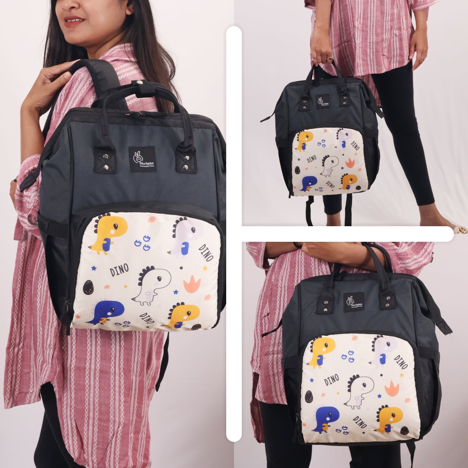 R for Rabbit Caramello Dino - Beige - DBCMDB06