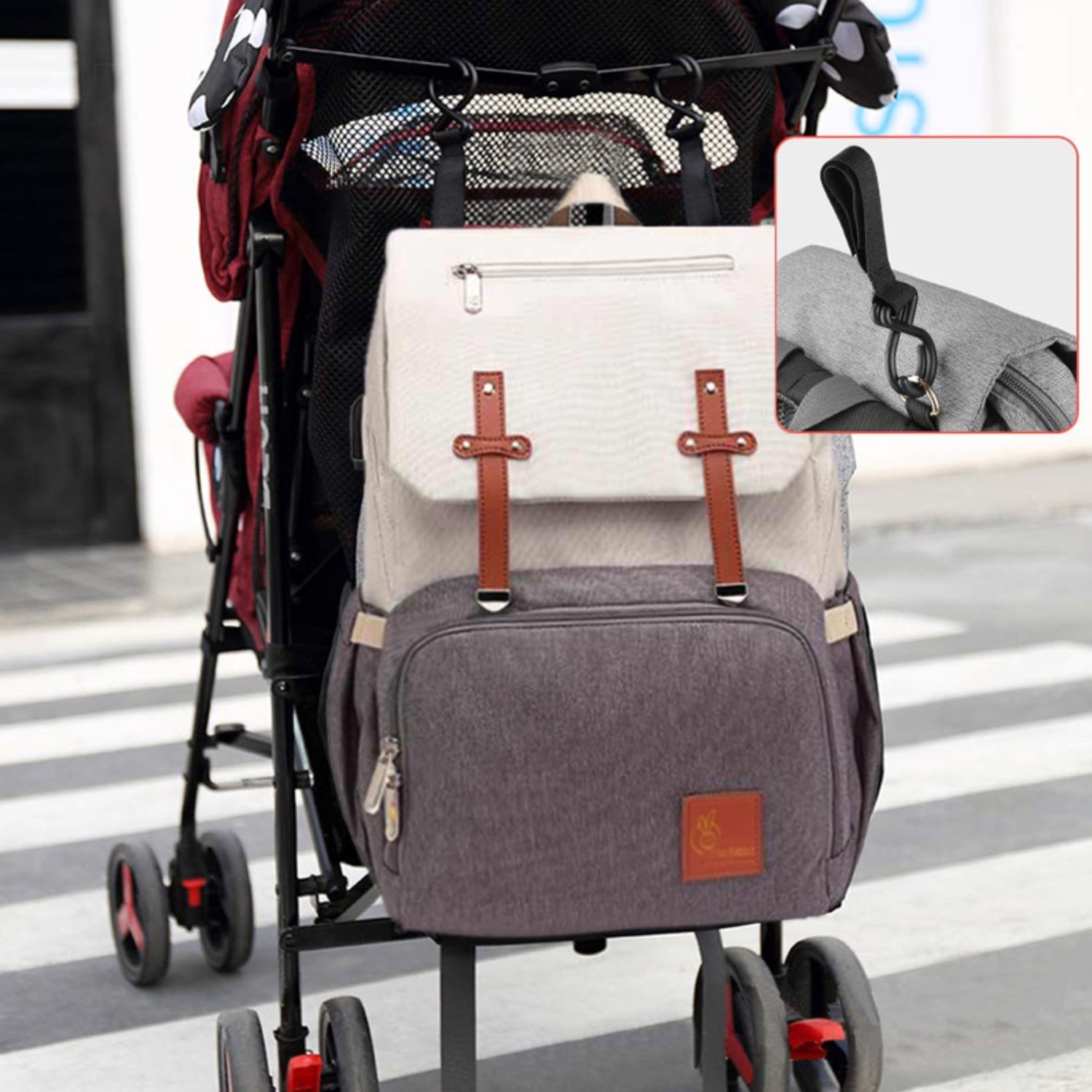 R for Rabbit Caramello Smart Diaper Bag - Beige Brown - DBCMSB1